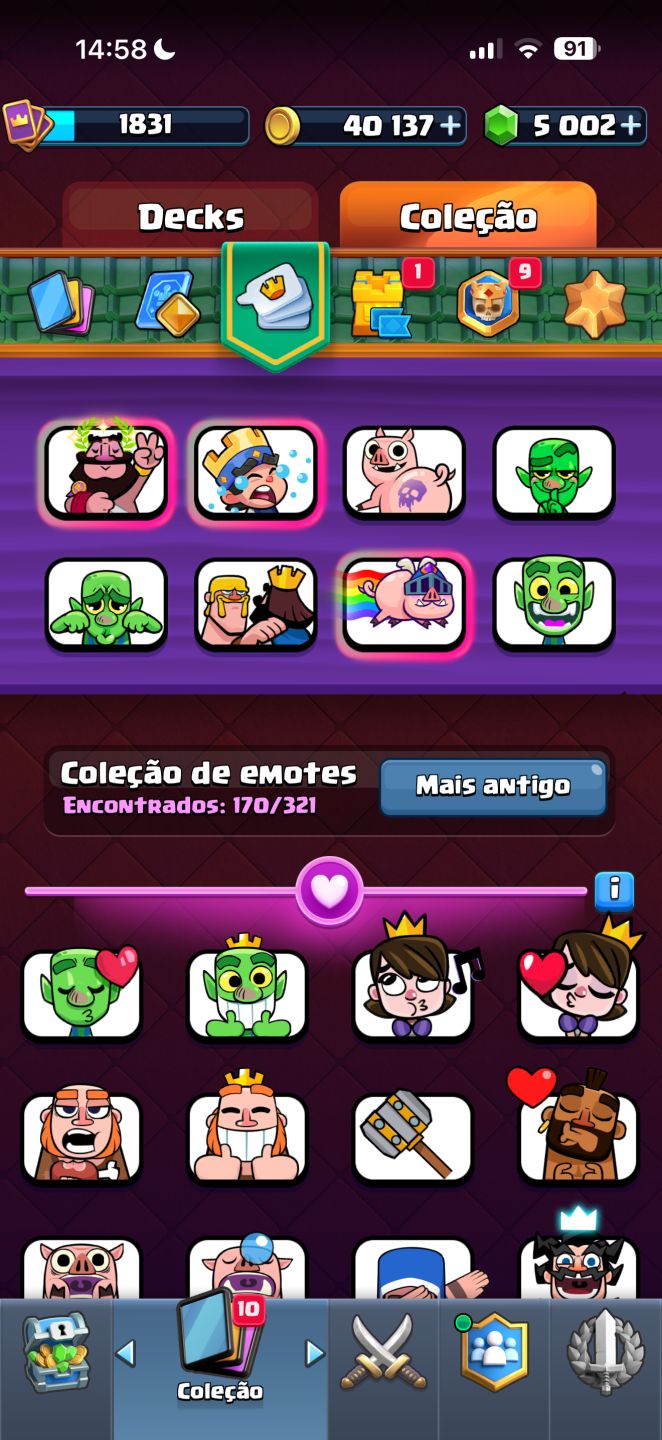 CONTA CLASH ROYALE GEMADA PRO PLAYER
