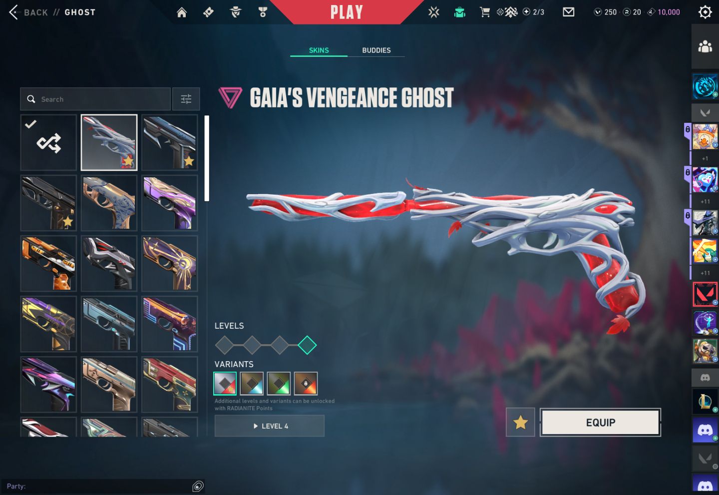 Conta riot ( valorant + LOL) mais de 10K em skins do lol e valorant(skins raras)