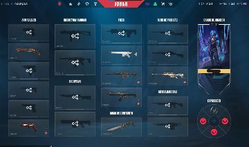 Conta de Valorant Ex Imortal - Só Skins TryHard - Único dono - Preço Negociável