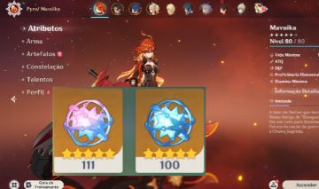 CONTA GENSHIN MAVUIKA + 211 TIROS + DEHYA! USER E NIVER LIVRES!