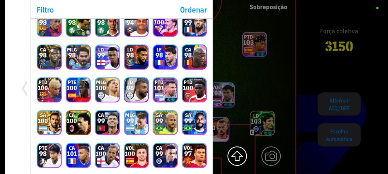 CONTA RARA DESDE DO PES 2020, TIME FULL ICONE/ LEGEND E COMPLETA.