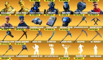 Conta de Fortnite com OG STW Deluxe Edition raio 134 e lv 310