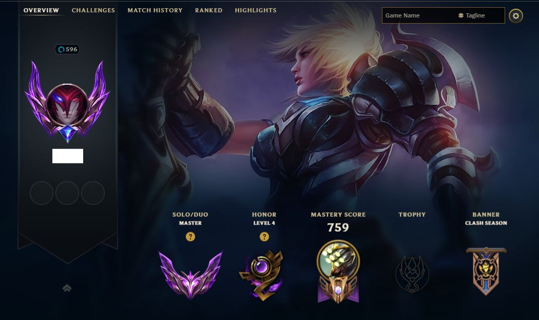 CONTA MESTRE SOLOQ 500+ PDL, 300+ SKINS(INCLUINDO RARAS), FULL ACESSO