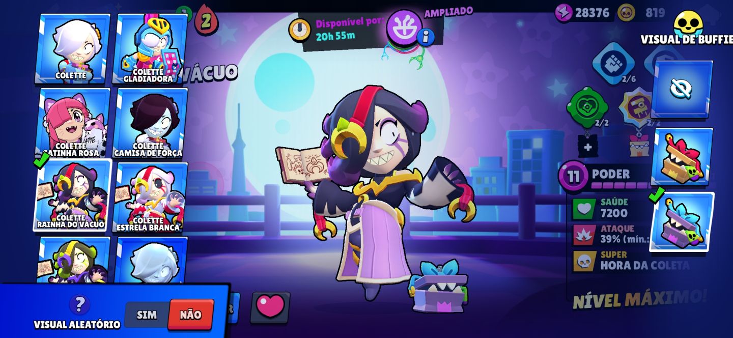 CONTA BRAWL STARS COM 101/108 BRAWLERS/SKINS DE TODAS RARIDADES