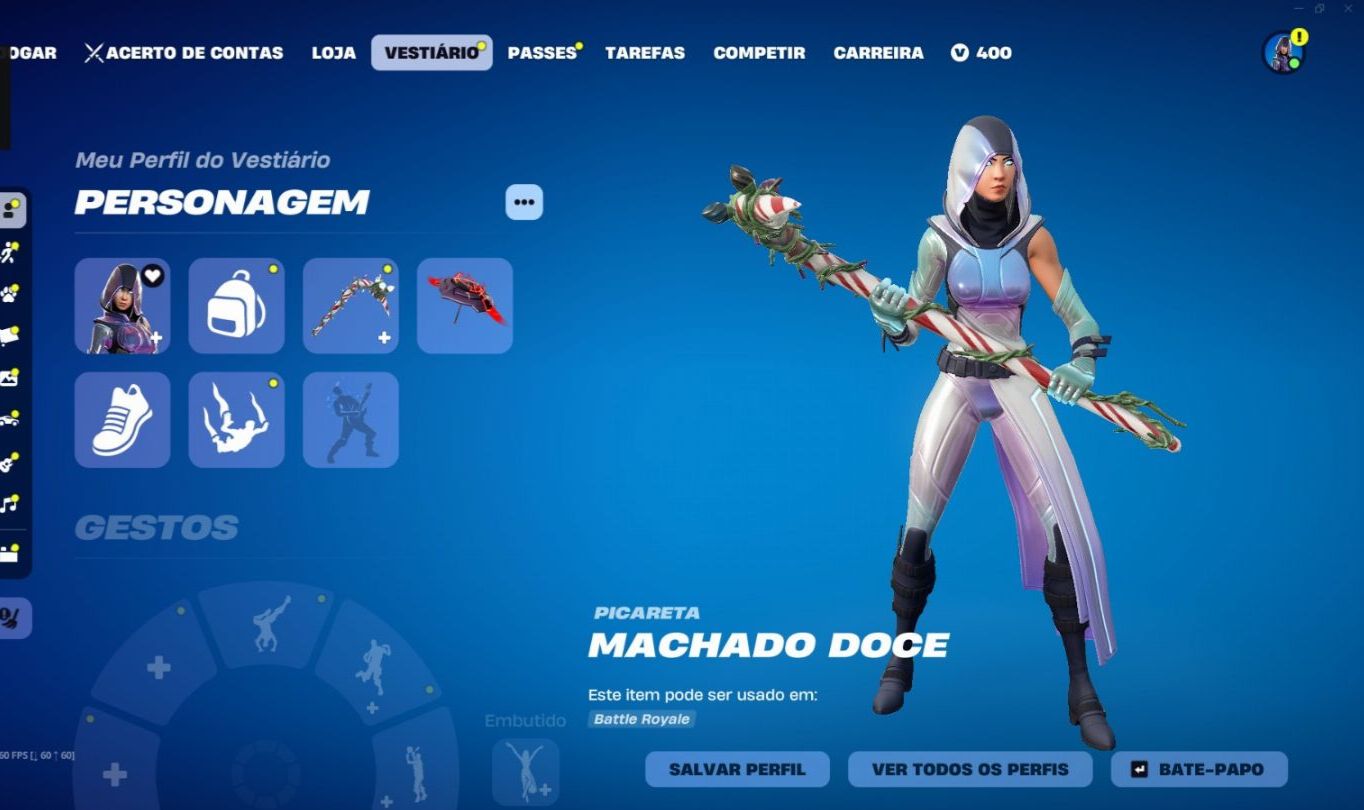 Conta fortnite com glow