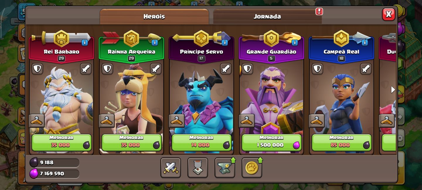 Cv17 + 5 construtores + habilidades épicas +