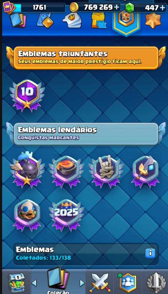 CONTA FULL MAX 12K TROFÉUS | MAIOR CAMPEÃO RANK 7313 | QUASE TUDO NV 15 ELITE