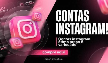 (MAIS BARATO) CONTA INSTAGRAM ANTIGAS / NOVAS + BÔNUS SEGUIDORES