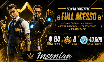 CONTA DE FORTNITE FA / 84 SKINS