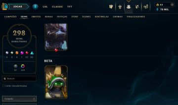 Conta League Of Legends Ouro 2 do Beta