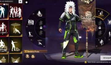 Conta Free Fire criada em 2018 , com conjunto angelical azul e conjunto verde
