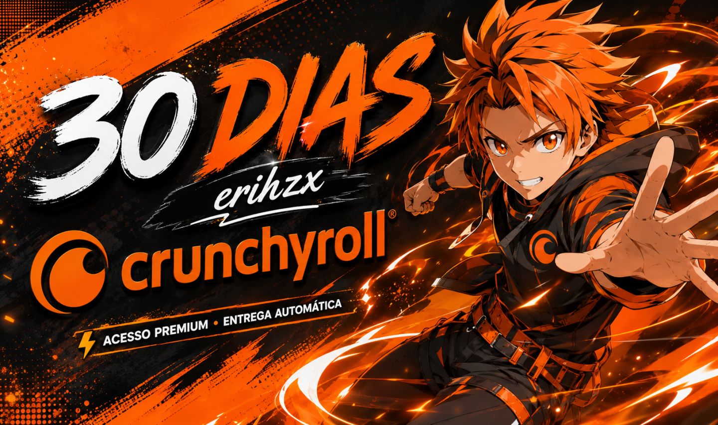 CRUNCHYROLL PREMIUM | ACESSO 30 DIAS | MAIS BARATO