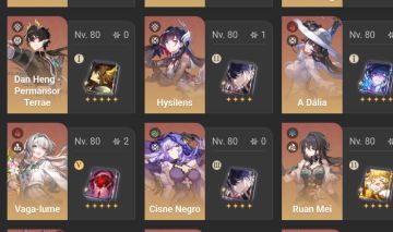 Conta Genshin+Star Rail+ ZZZ FireflyE2+DahliaE2S1(Skins Klee,Ayaka e Firefly)