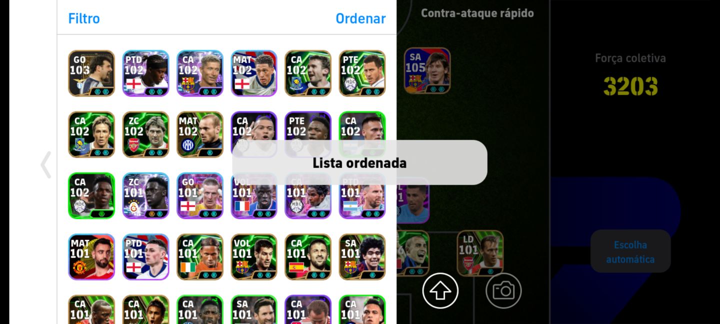 Conta de efotball com Rooney 107