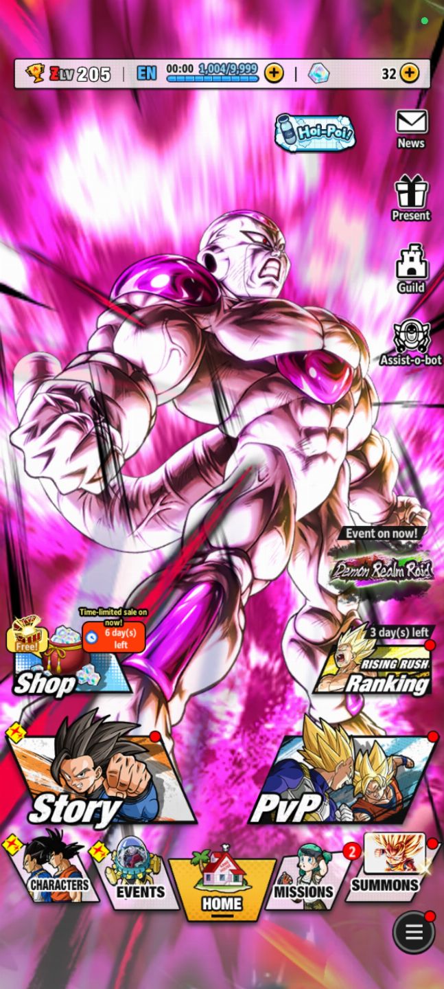 Conta Dragon Ball Legends Com Goku SSJ Ultra com 8 estrelas + Freeza Ultra