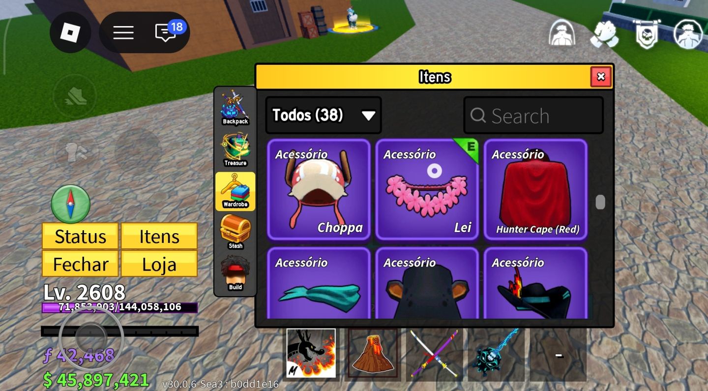 CONTA ROBLOX | LVL 2608 MAX | BLOX FRUITS CYBORG V4 DESP | CDK + TTK | 45M