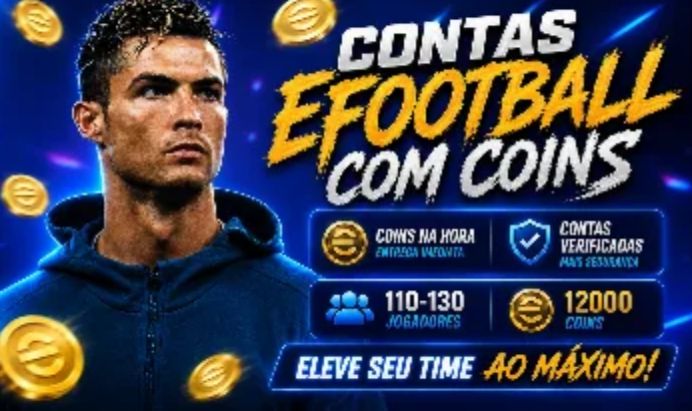 Conta efootball com moedas