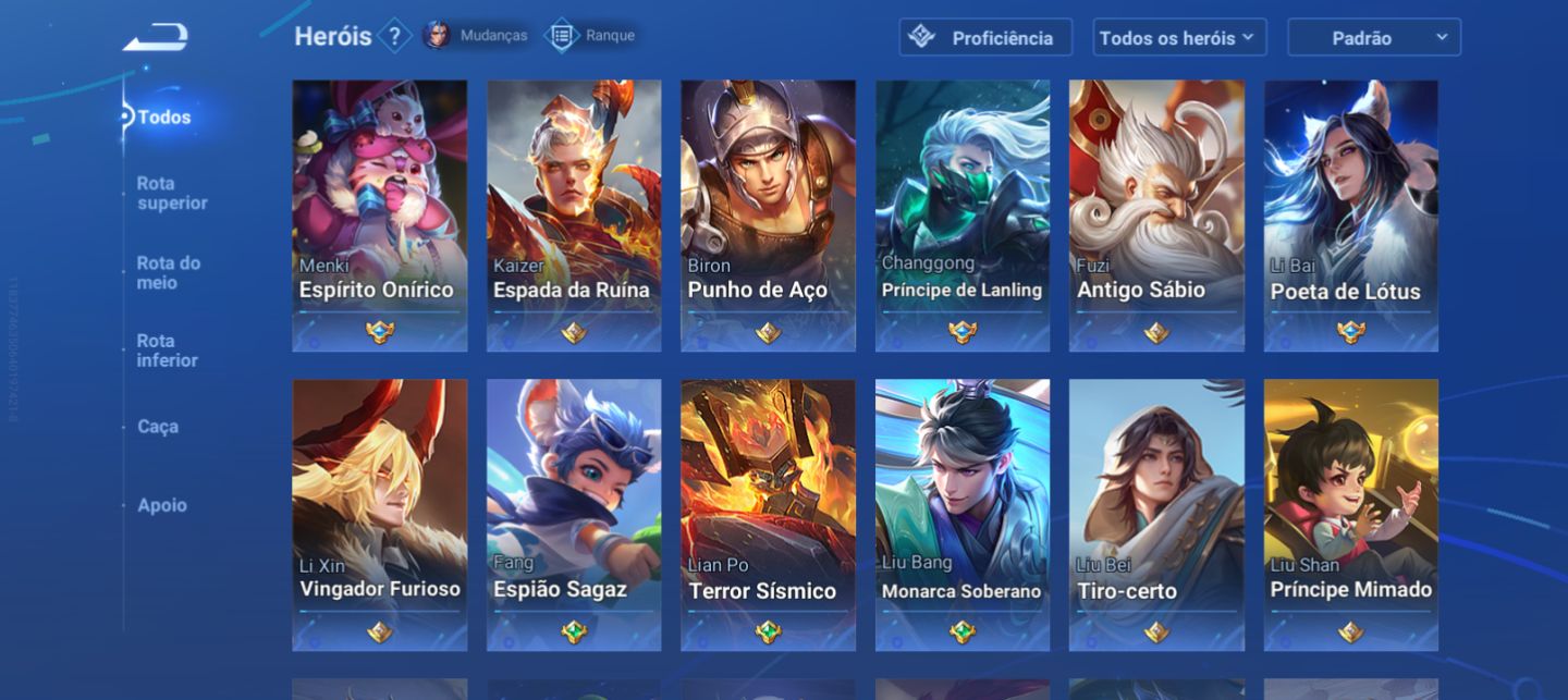 CONTA HONOR OF KINGS 156 SKINS+ 113 HERÓIS | 3x GM (T7/T8/T9)