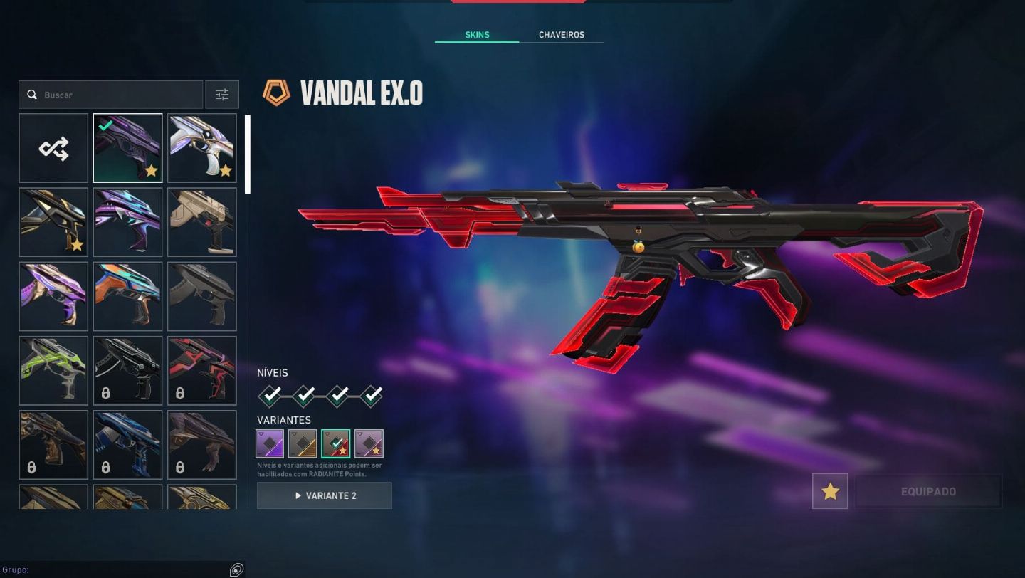 Conta com skin de vandal asas oniricas pacote vct 2026 e mt mais