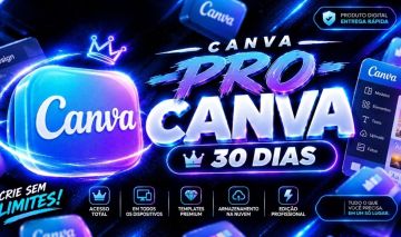(BARATO) - Canva pro / 30 Dias No Seu Email + Brinde