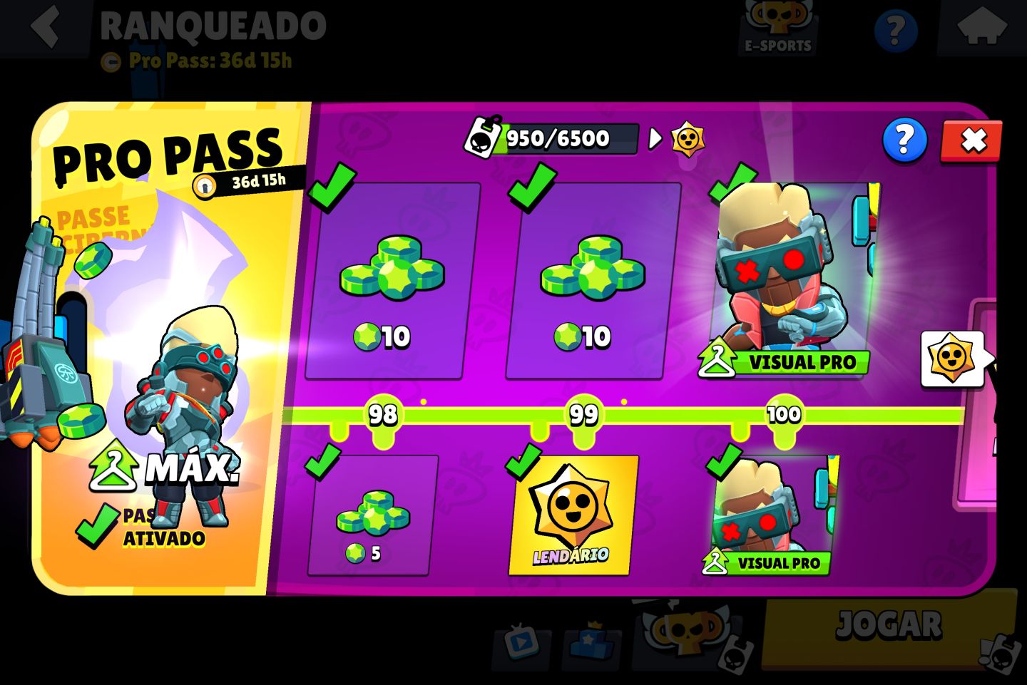 CONTA RARA, 148K TROFEUS +600 SKINS,FAMA ALIEN II, FULL BRAWLERS, FULL BUFFIES