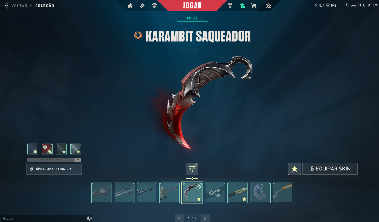 CONTA VALORANT F.A - MMR IMORTAL + FULL SKINS
