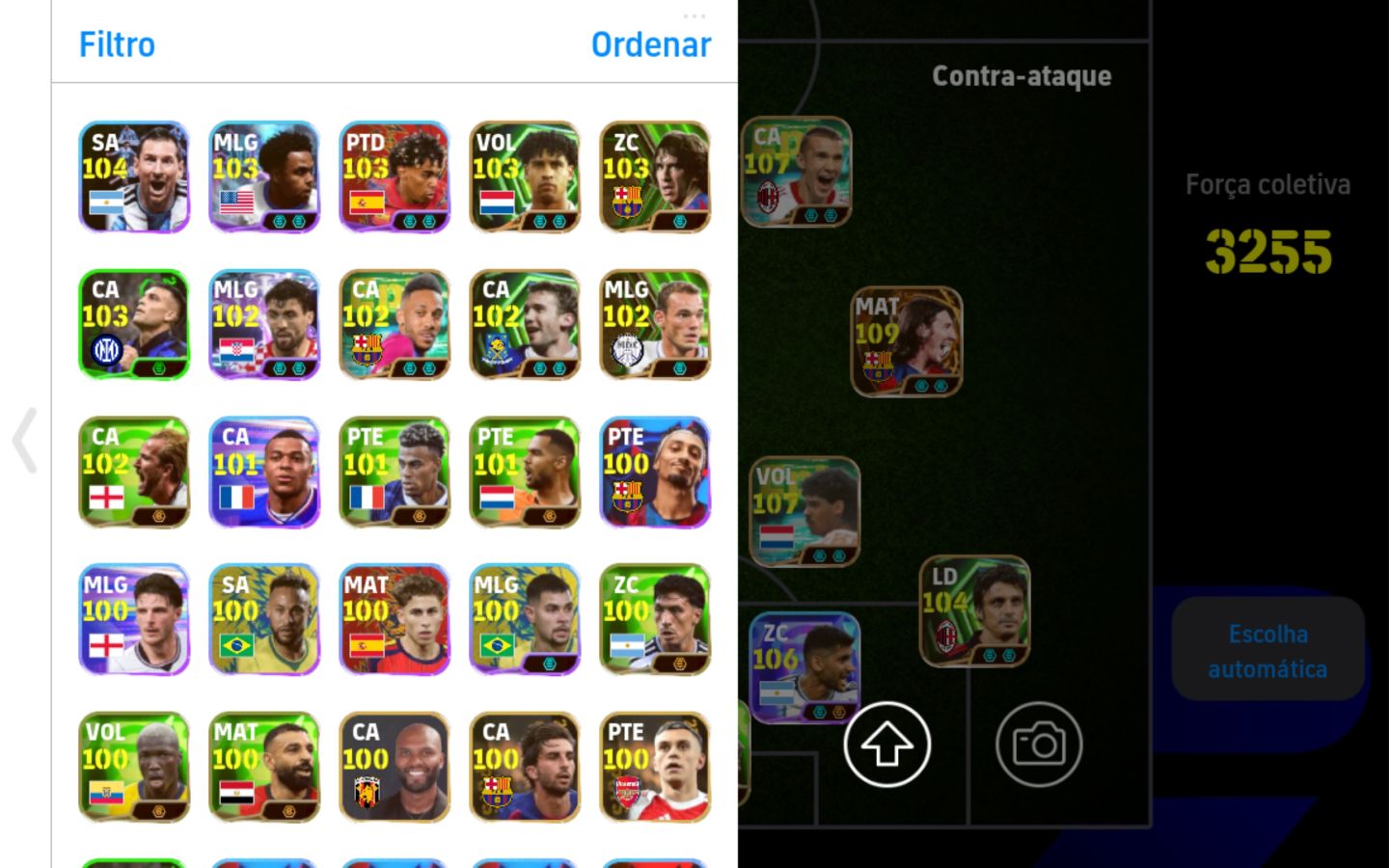 Conta efootball rara