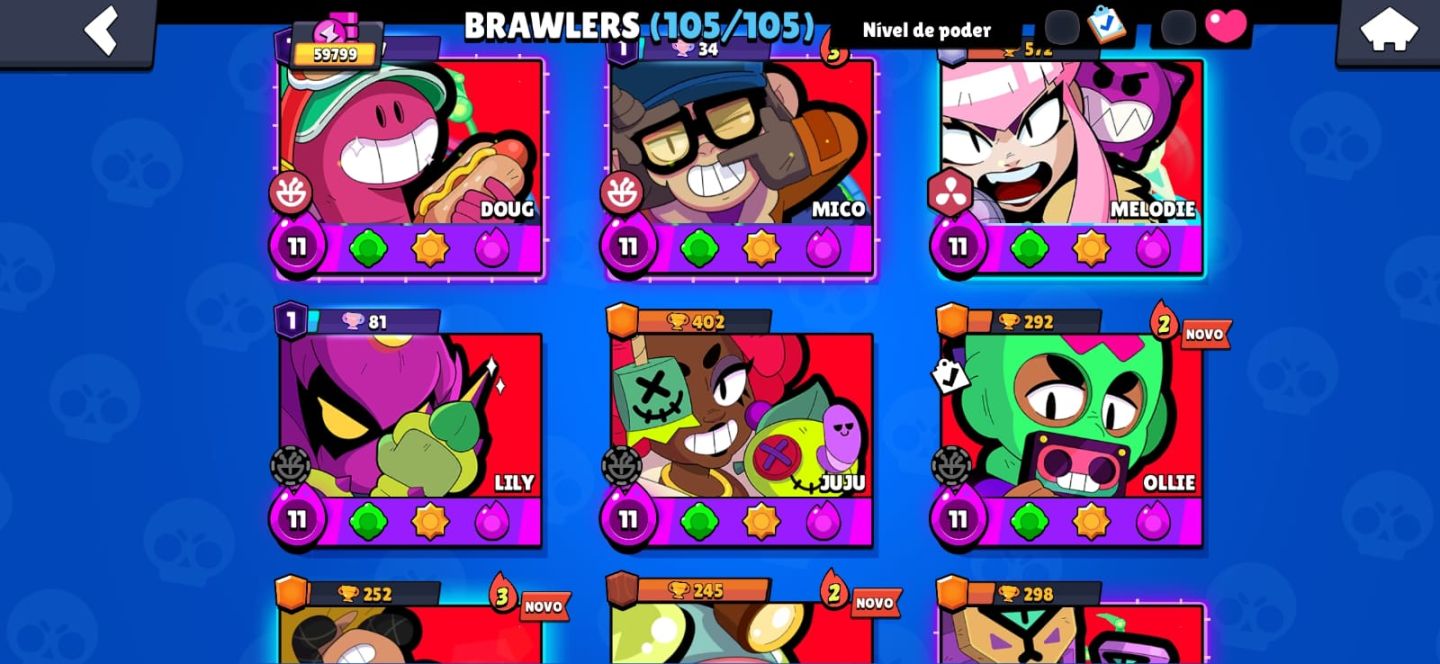 Conta de Brawl Stars muito rara.