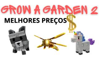 GROW A GARDEN 2 PETS/MOEDAS/MELHORES PREÇOS (SO HOJE!)