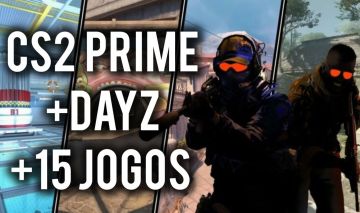 Conta steam cs2 prime dayz + jogos