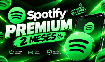 CONTA SPOTIFY PREMIUM 2 MESES - PROMOÇÃO DE OUTUBRO