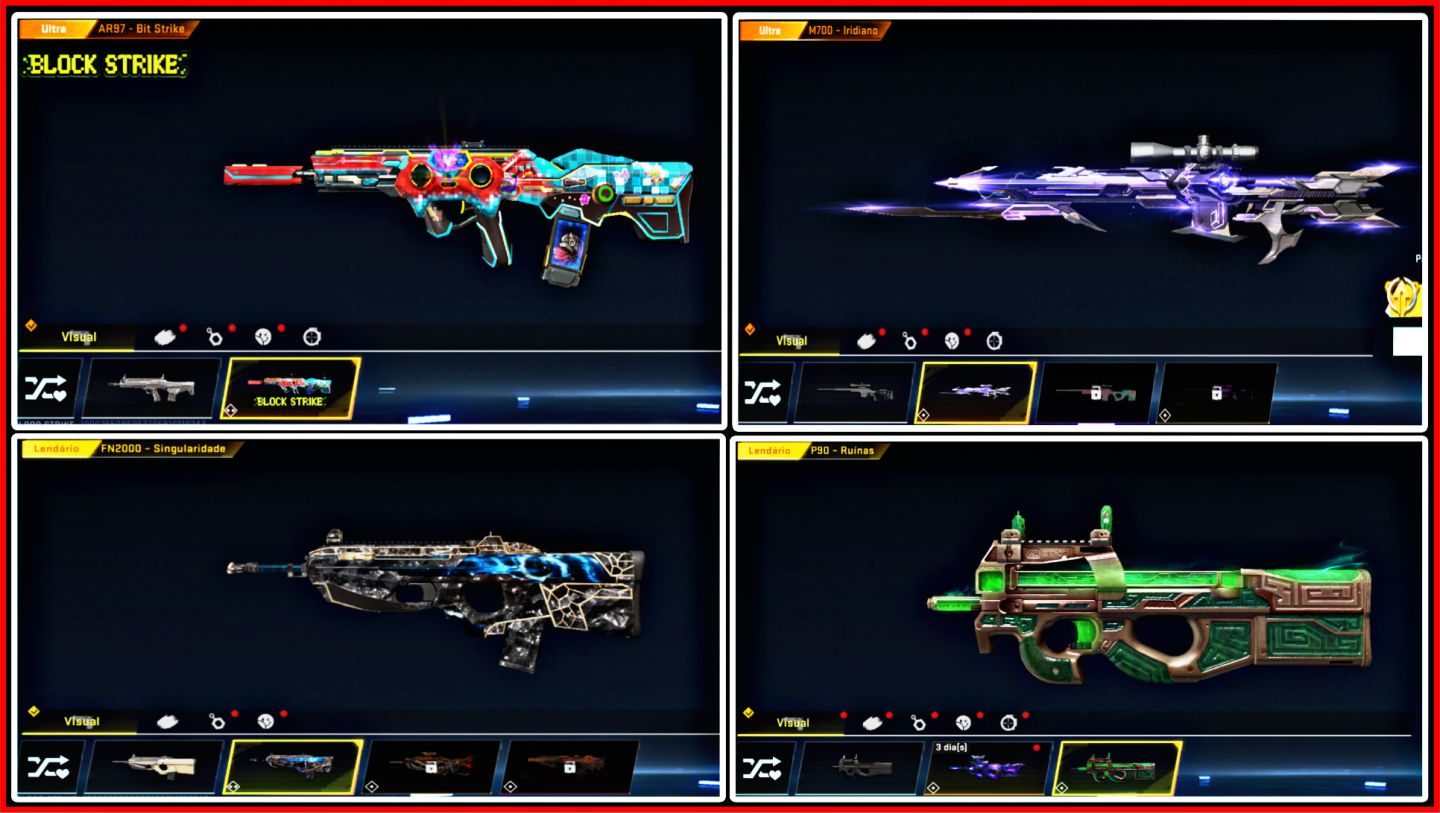 Conta Bloodstrike, Faquinha, Skins de Arma Eterna e Ultra, Skins de Strikers e +