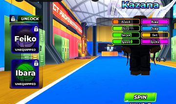 CONTA COM KISUKI KAZANA SANJU FEIKO IBARA NIVEL 111 NO VOLLEYBALL LEGENDS