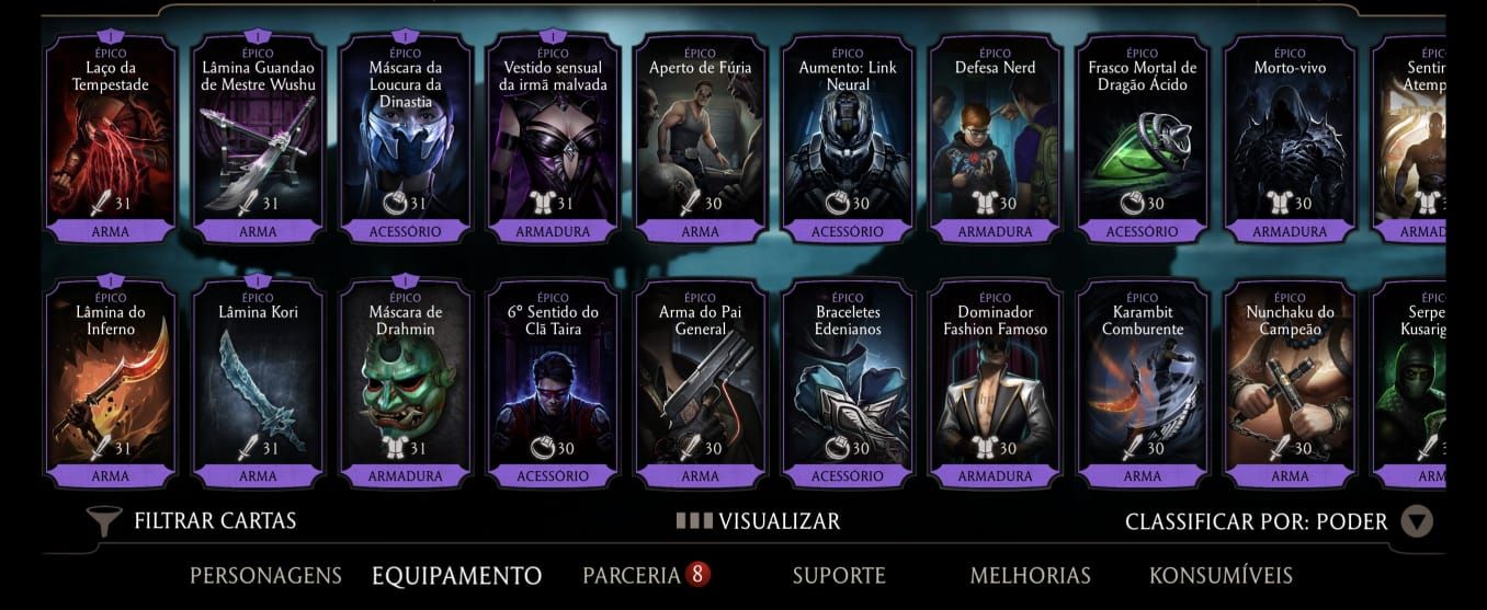 (PREÇO NEGOCIÁVEL) CONTA DE MORTAL KOMBAT 73K DE ALMAS