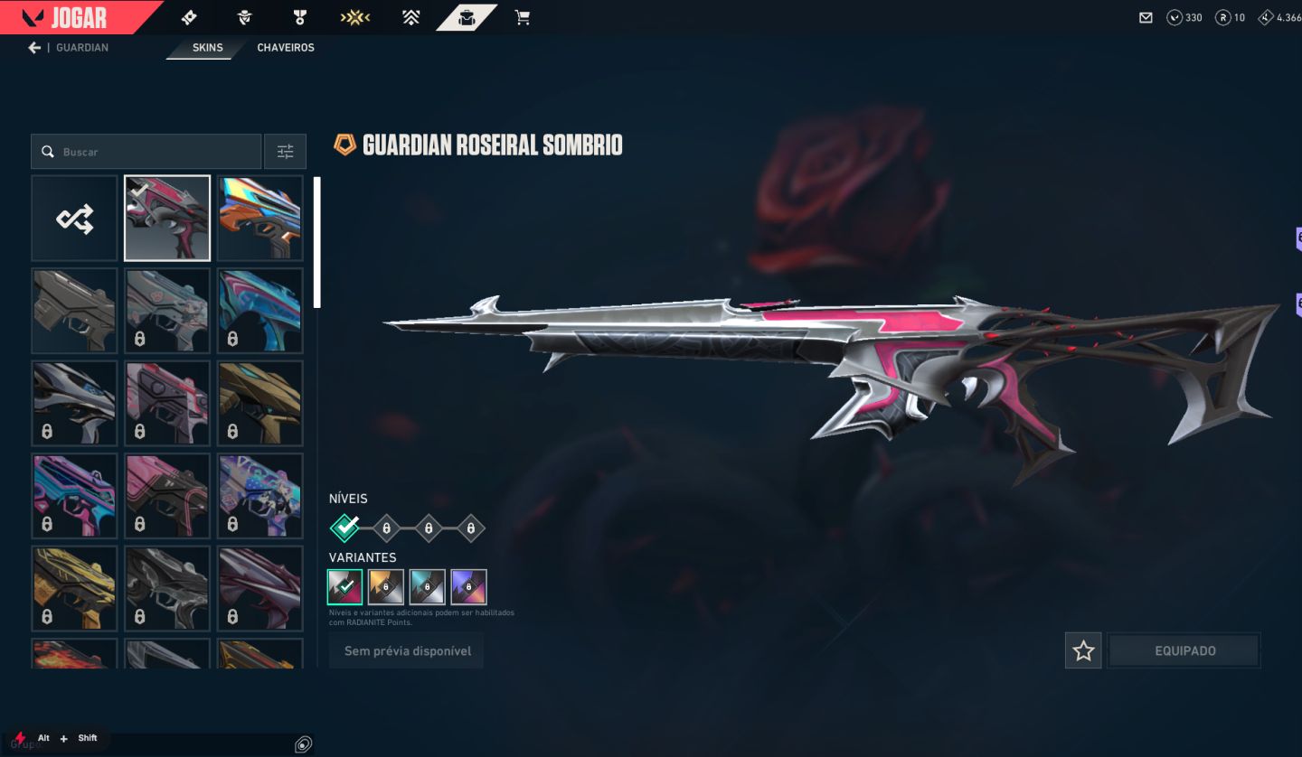 [PROMOÇÃO] Conta Valorant GOLD/PLATINA - Pacote da Rosa e Companhia.