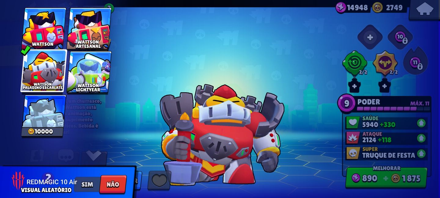 ( para rápido ) Conta brawl stars com 74 brawlers