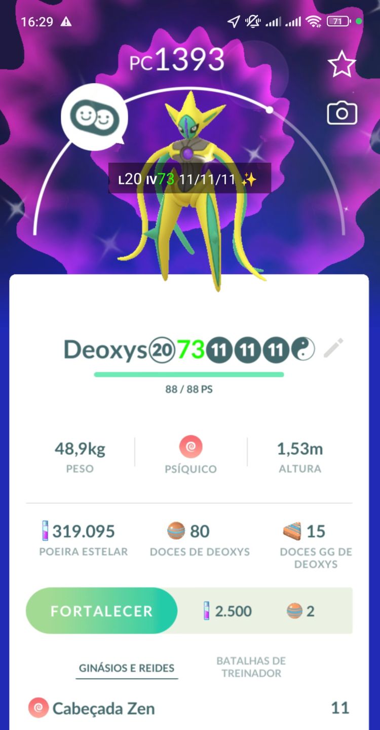 CONTA POKÉMON GO NV 40, 109 LENDARIOS, 97 POKEMONS SHINY,04 LENDÁRIOS SHINY