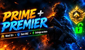 CS2 PRIME + PREMIER LIBERADO | FULL ACESSO c/ E-mail | Sem VAC