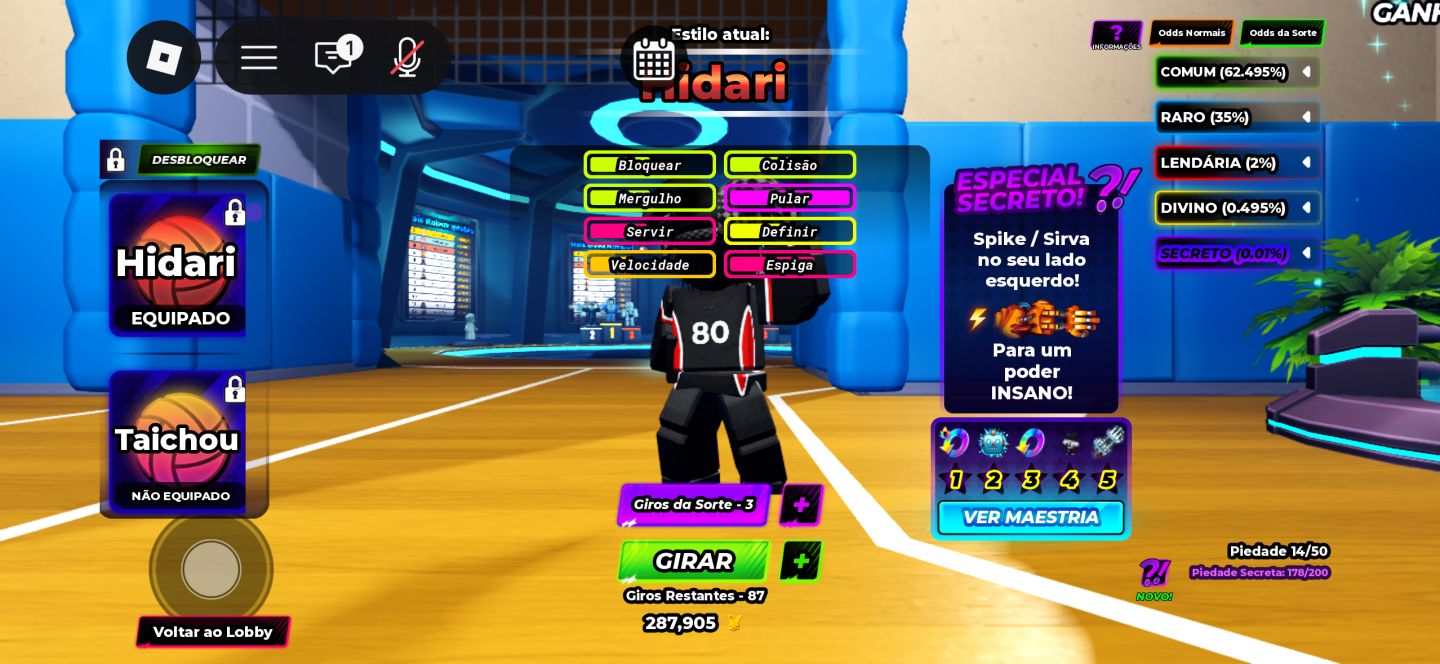 Conta lvl 157 haikyuu legends