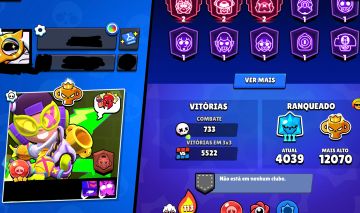 Conta Brawl Stars Rank Pro/ Pin Winner machterino