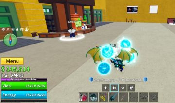 CONTA DE BLOX FRUITS COM DRAGON PERMANENTE NIVEL 2940