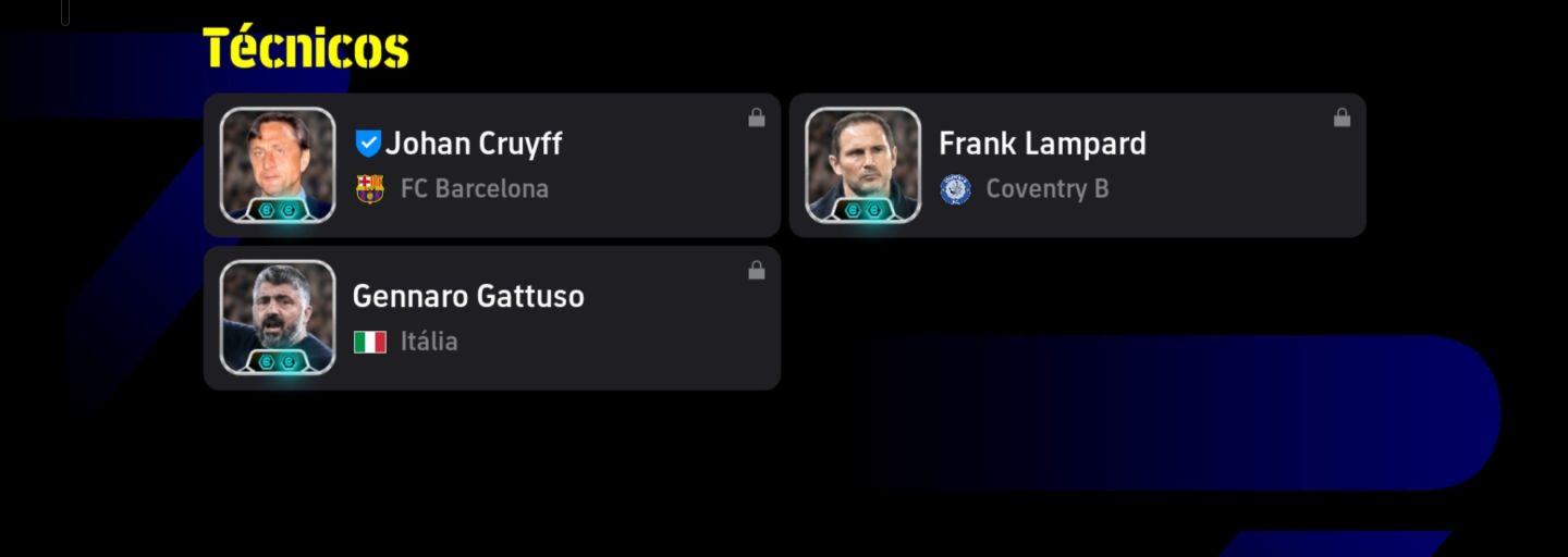 CONTA EFOOTBALL | CANNAVARO 107 + DIOGO COSTA 108 + GERRARD 105 | 3215 DE FORÇA