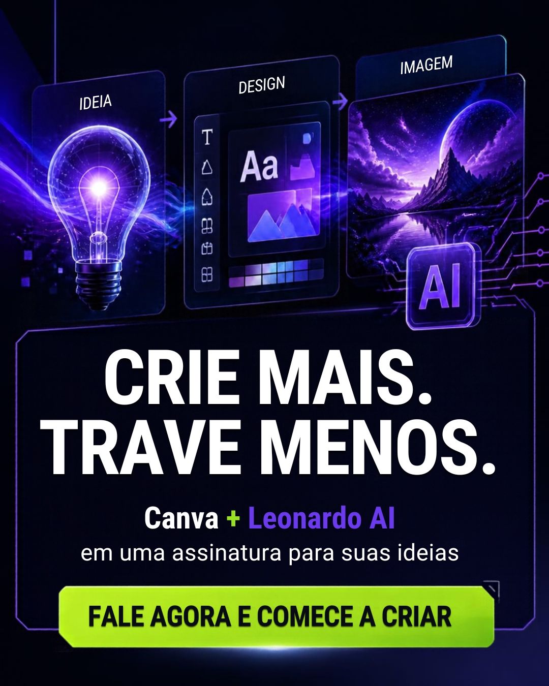 Canva Pro + Leonardo AI por apenas R$ 25,90 | 20 dias de acesso