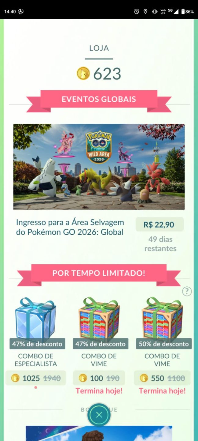 Conta Pokémon Go Level 72 (2023)