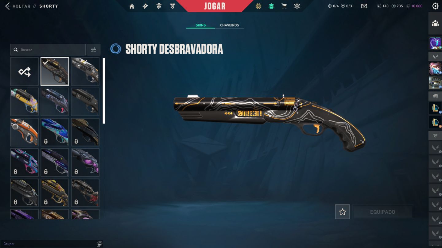 Conta valorant unico dono Varias skins