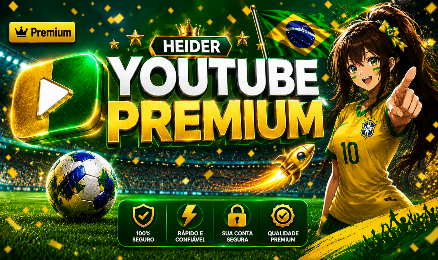 YOUTUBE PREMIUM / YOUTUBE MUSIC [INDIVIDUAL/FAMILIA NO SEU EMAIL]