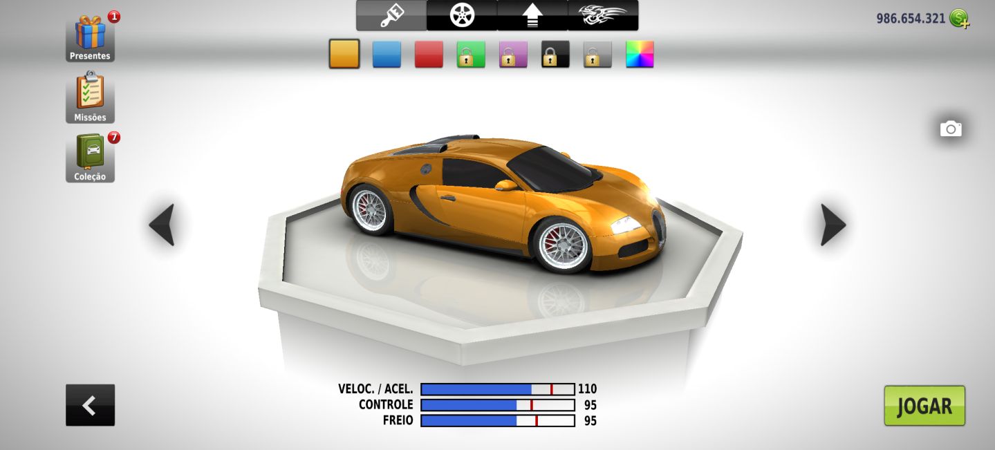 Conta Traffic Racer Com Muito Dinheiro