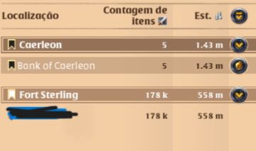 ATENÇÃO CONTA NOVA COM 180M de PRATA + 560 em LOOT