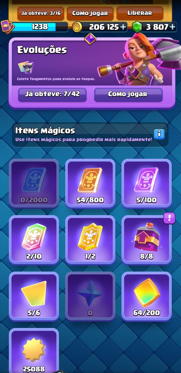 CONTA TOP CLASH ROYALE!