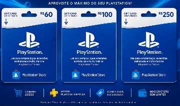 Cartão PlayStation Network (PSN) - Conta BRASIL